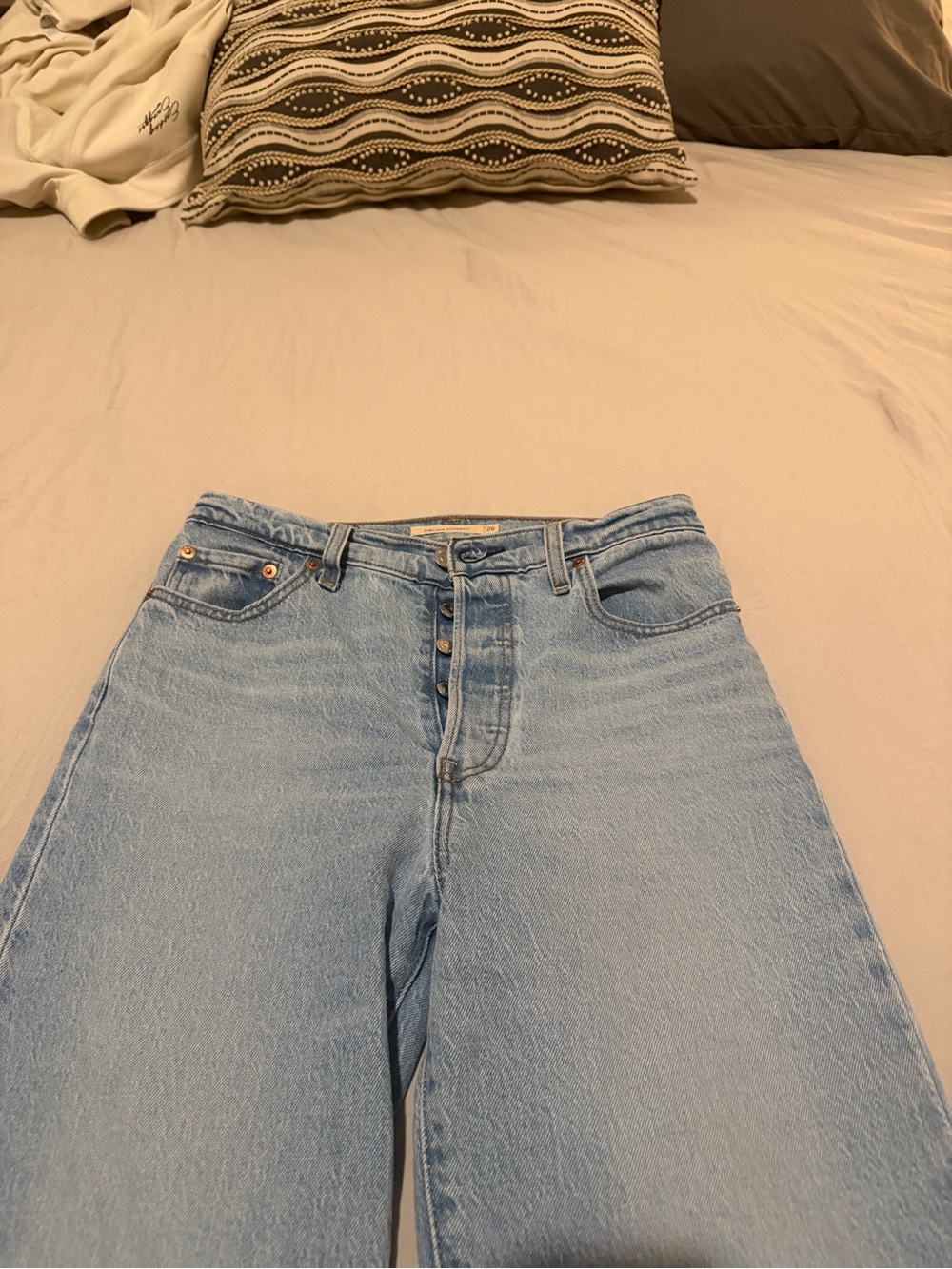 Levis High Rise Button-Fly Jeans - Picture 2 of 5